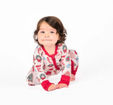 Bamboo Convertible Pajamas - Christmas Milk and Cookies