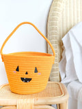 Halloween Treat Rope Basket - Pumpkin - The Milk Moustache