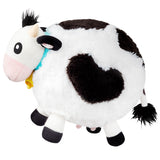Squishable Mini Black & White Cow - The Milk Moustache