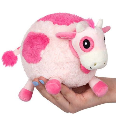 Squishable Snugglemi Snackers Strawberry Cow - The Milk Moustache