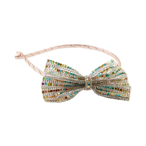 Gem Bow Headband - The Milk Moustache