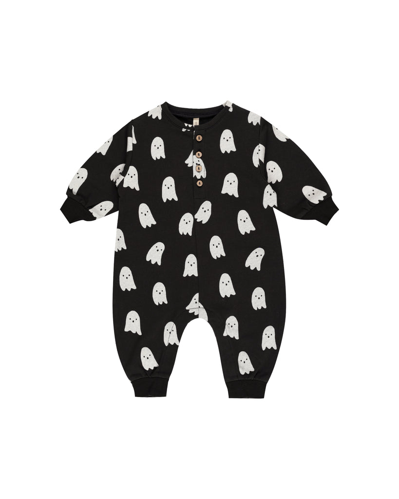 Relaxed Fleece Jumpsuit - Ghosts