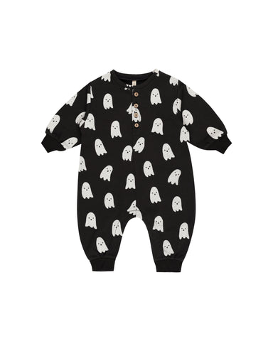 Relaxed Fleece Jumpsuit - Ghosts