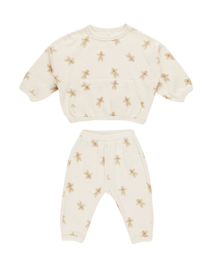Waffle Slouch Set - Gingerbread