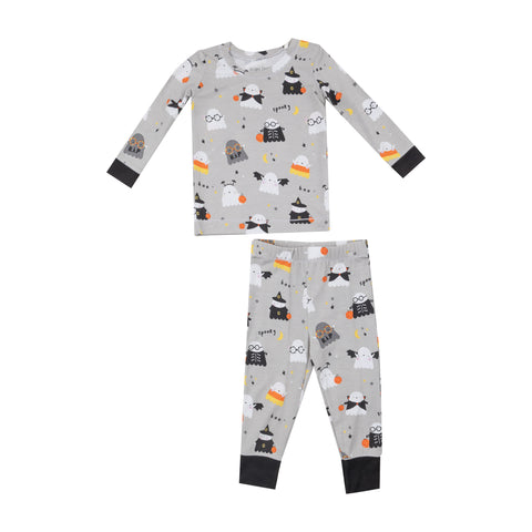Two-Piece Lounge Pajama Set - Halloween Costumed Ghost