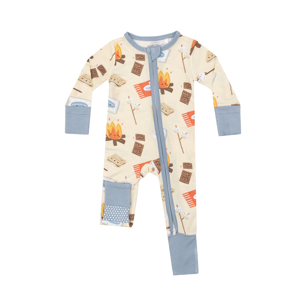 Two-Way Zipper Romper - Smores