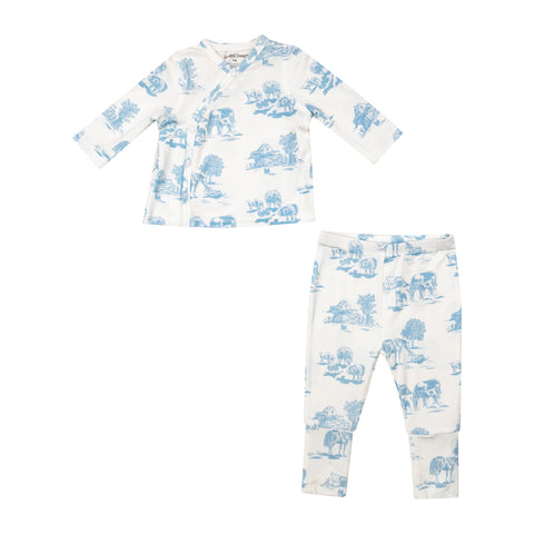 Take-Me-Home Set - Farm Toile Blue