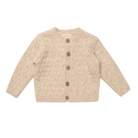 Knit Cardigan - Shell - The Milk Moustache