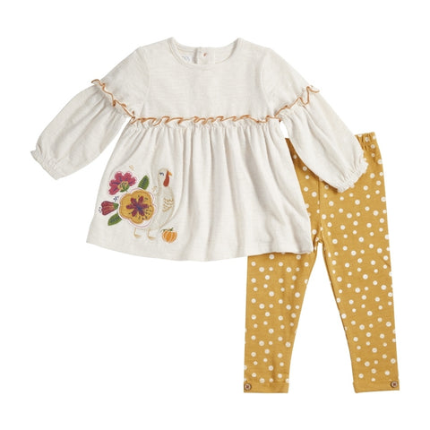 Turkey Thanksgiving Tunic & Leggings Set - The Milk Moustache