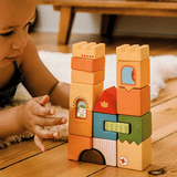 Litle Castle Stacking Block Toy - The Milk Moustache