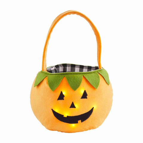 Light-Up Jack-O-Lantern Halloween Candy Bags - The Milk Moustache
