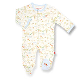 Magnetic Me Land Down Under Organic Cotton Footie - The Milk Moustache