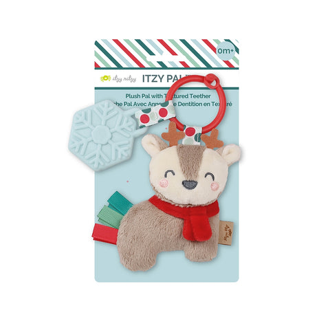 Itzy Ritzy Reindeer Itzy Pal Plush + Teether - The Milk Moustache