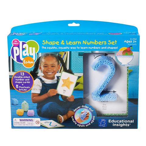 Playfoam Shape & Learn Numbers Set - The Milk Moustache