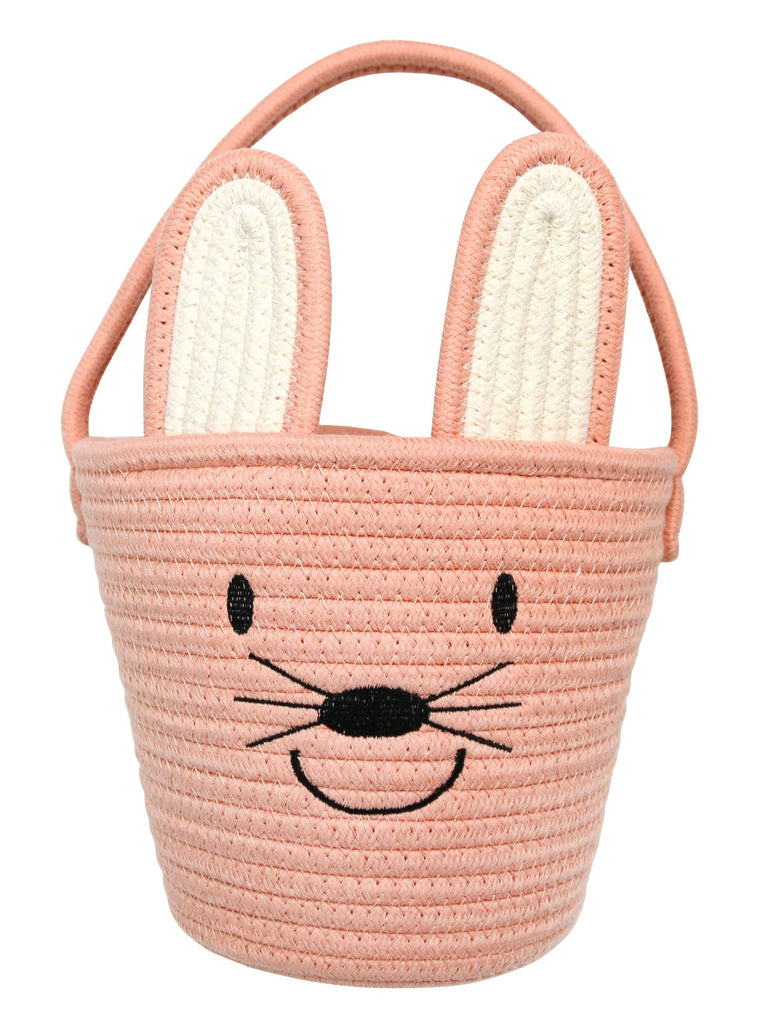 Lucy's Room Bunny Rope Easter Basket - Pink - The Milk Moustache