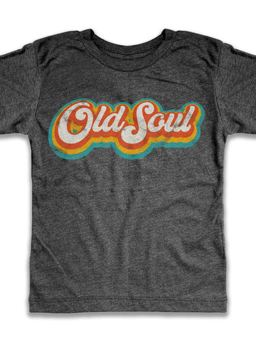 Old Soul Toddler & Youth Graphic Tee - The Milk Moustache