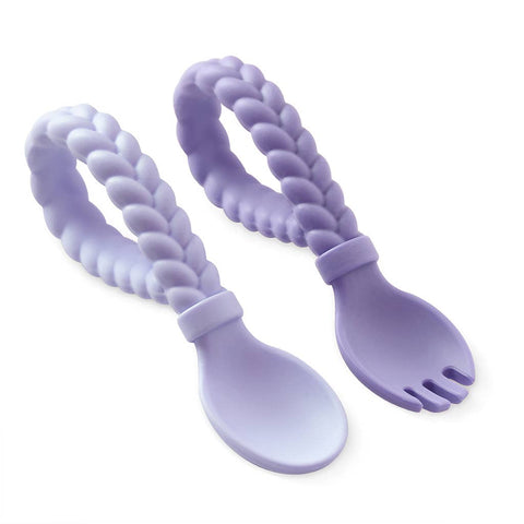 Itzy Ritzy - Amethyst + Purple Diamond Sweetie Spoons - The Milk Moustache