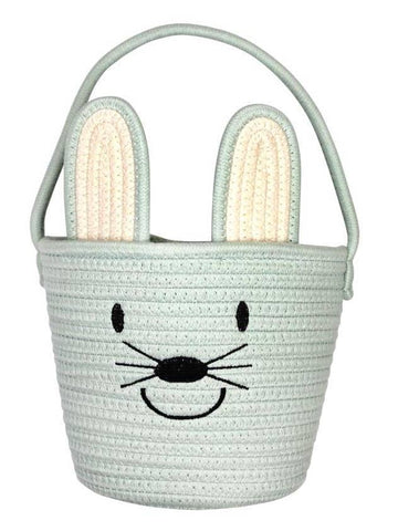 Lucy's Room Bunny Rope Easter Basket - Blue - The Milk Moustache