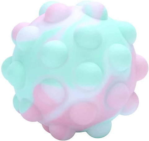 Pop It Ball Fidget Toy - Mint/Pink - The Milk Moustache