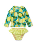 Tea Collection Rash Guard Baby Swim Set - Guava-Go-Go - The Milk Moustache