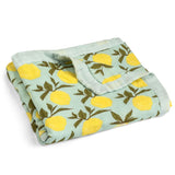 Lemon Big Lovey Three-Layer Muslin Blanket - The Milk Moustache