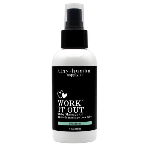 Work It Out Baby Massage Oil - The Milk Moustache