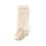 Little Stocking Co. Cable Knit Tights - Assorted Colors - The Milk Moustache