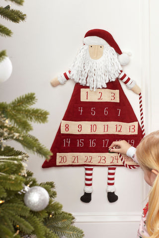 Red Santa Advent Calendar - The Milk Moustache