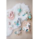 Itzy Ritzy - Plush with Silicone Teether Toy - Bunny - The Milk Moustache