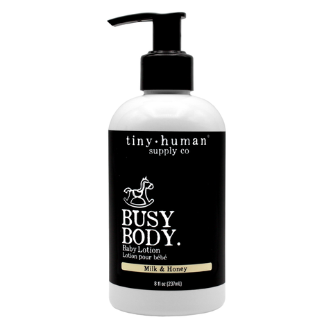 Busy Body Baby Lotion 8 oz - Milk & Honey - The Milk Moustache
