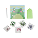 Razzle Dazzle D.I.Y. Mini Gem Art Kit - Funny Frog - The Milk Moustache