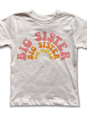 Big Sister Toddler & Youth Graphic Tee - The Milk Moustache