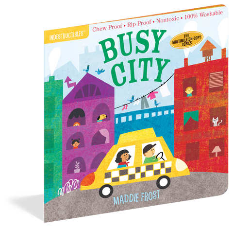 Indestructibles Baby Books : Busy City - The Milk Moustache