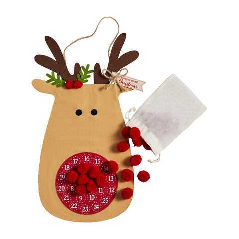 Reindeer Christmas Countdown Hanger - The Milk Moustache
