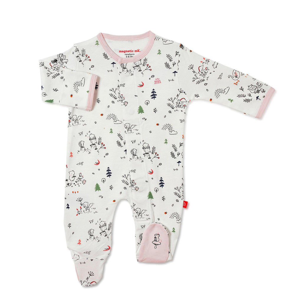 Magnetic Me A Friend In Me Organic Cotton Footie - The Milk Moustache