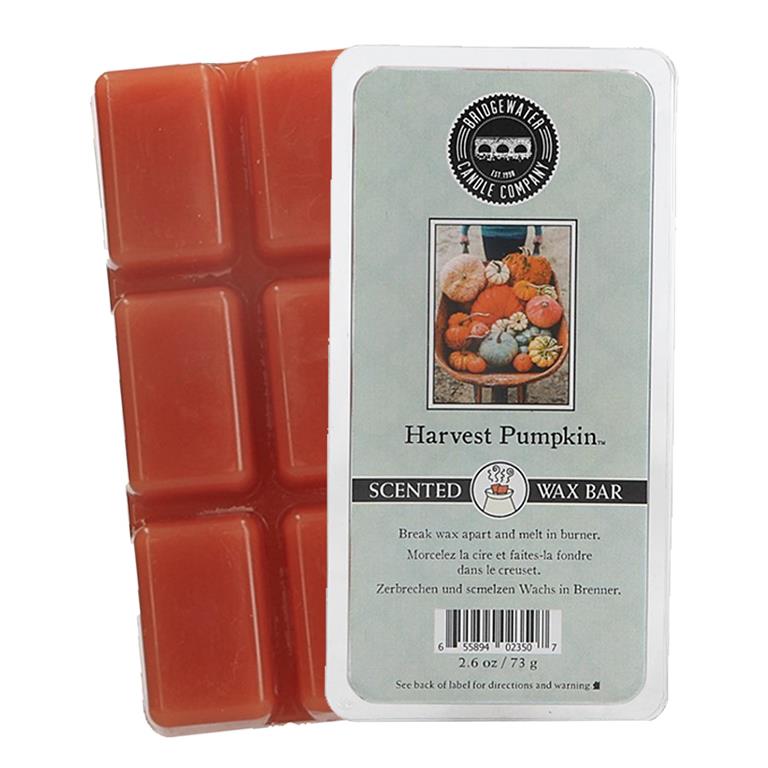 Bridgewater Harvest Pumpkin Wax Bar Melts - The Milk Moustache