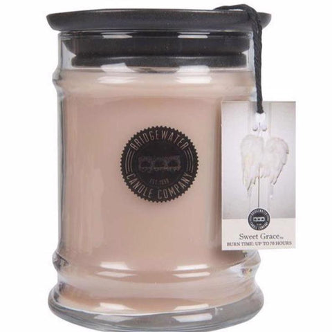 Bridgewater Sweet Grace Candle - Small 8oz Signature Jar - The Milk Moustache