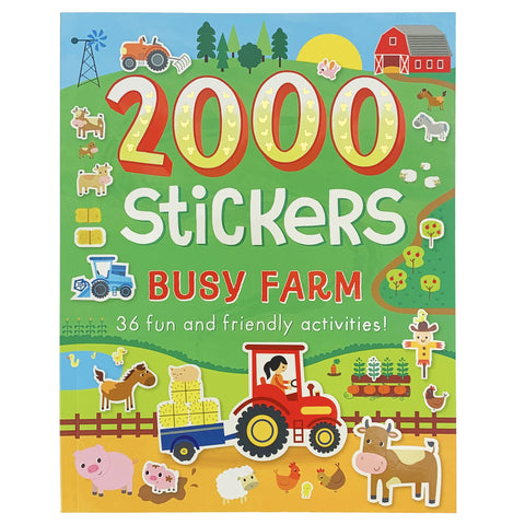 2000 Stickers Busy Farm - The Milk Moustache