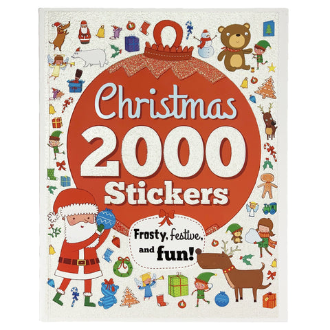 2000 Christmas Stickers Activity Book - The Milk Moustache