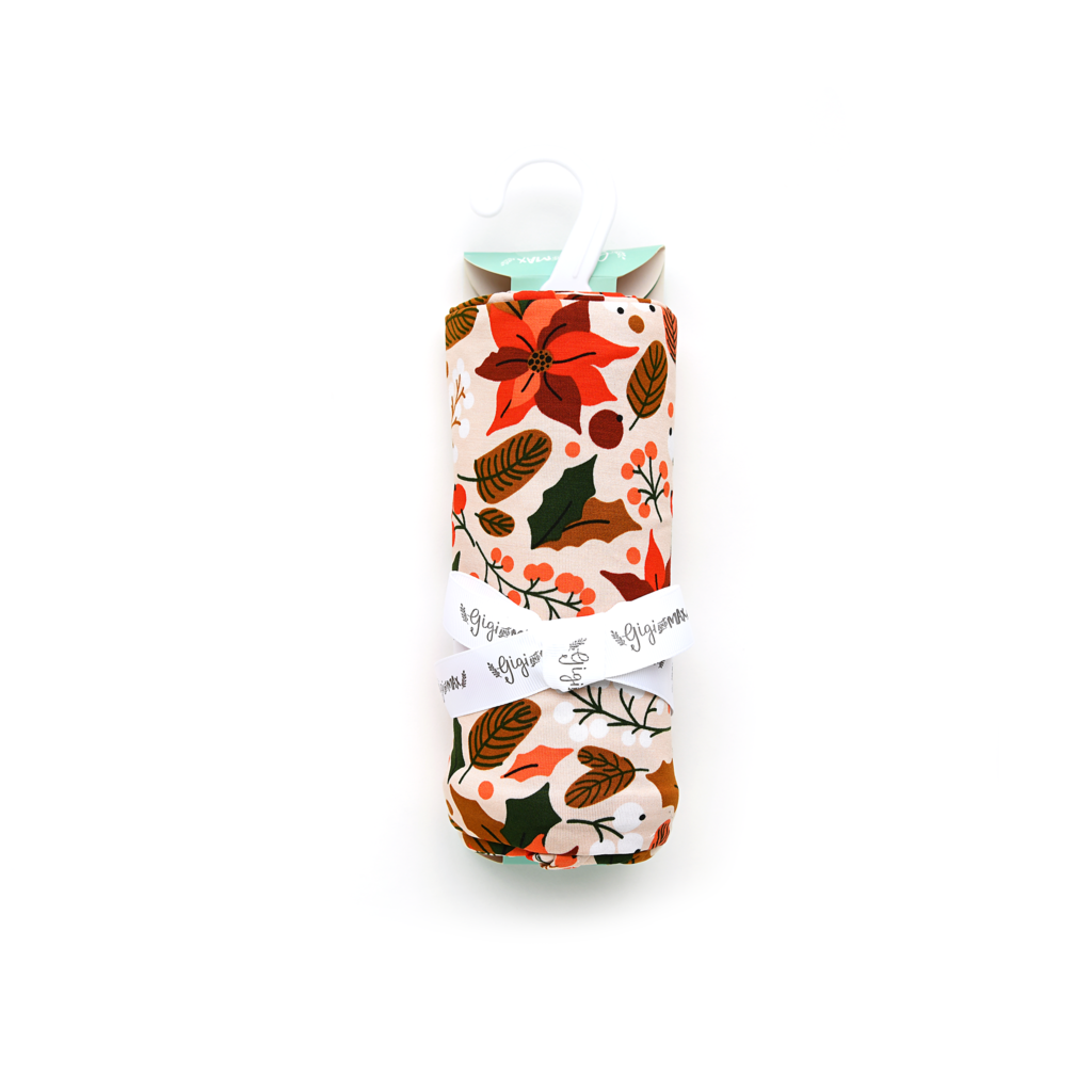 Gigi and Max Eve Floral Swaddle Blanket - The Milk Moustache
