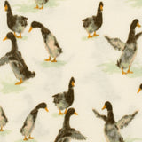 Mallard Duck Organic Cotton Muslin Swaddle Blanket - The Milk Moustache