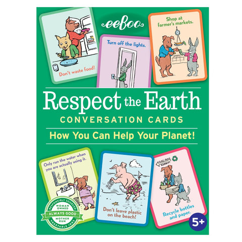 Respect the Earth Flash Cards - The Milk Moustache