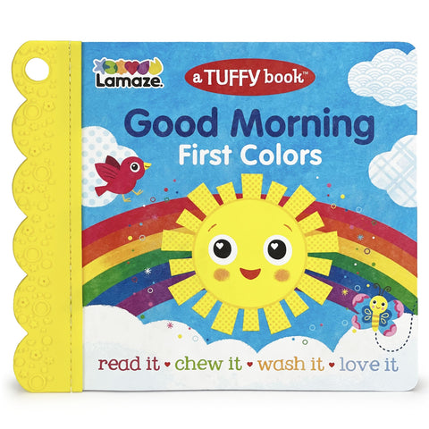 Good Morning First Colors No-Rip Baby Book - The Milk Moustache