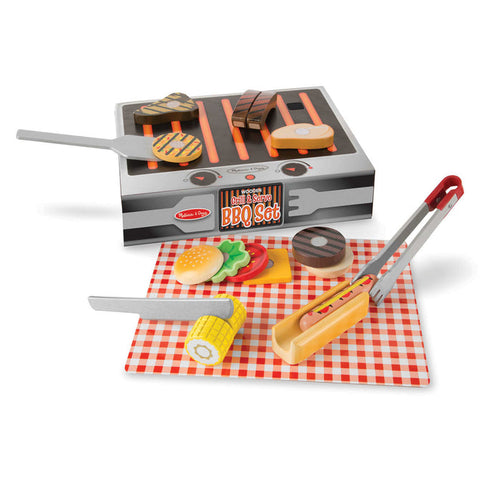 Wooden Grill & Serve BBQ Set - The Milk Moustache