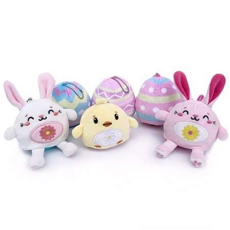 Easter Inside Outsies Plush Keychains - Assorted Styles - The Milk Moustache