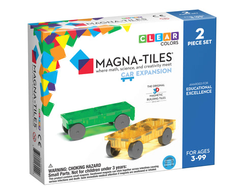 Magna-Tiles Cars 2-Piece Expansion Set - The Milk Moustache
