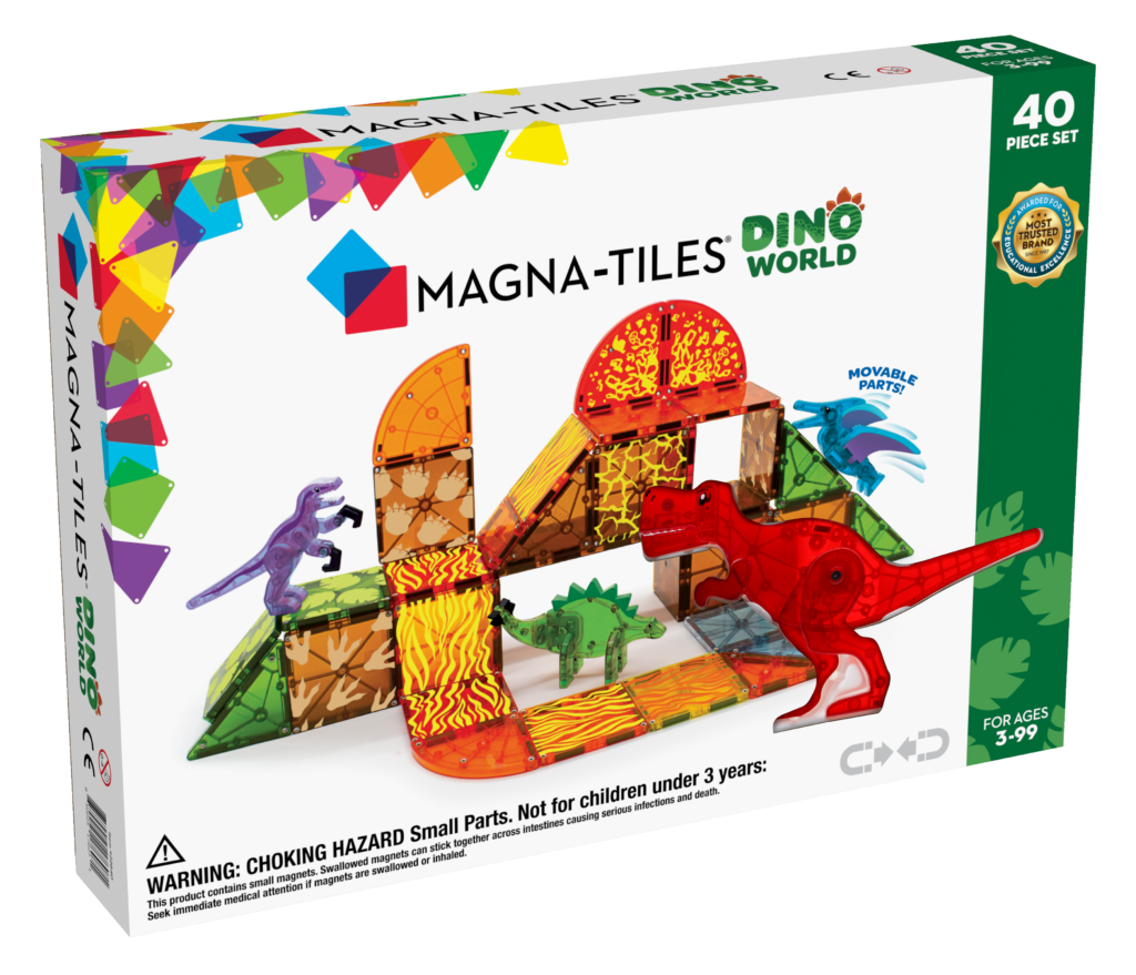 Magna-Tiles Dino World 40-Piece Set - The Milk Moustache