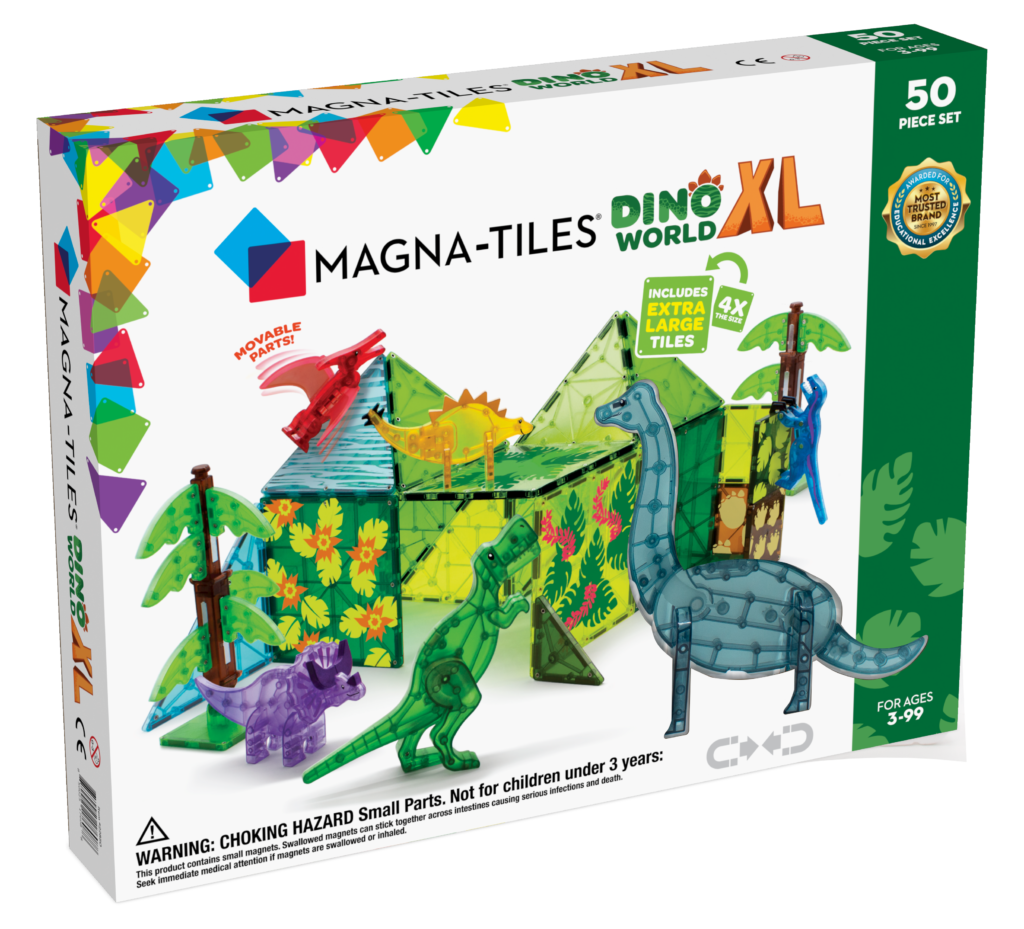 Magna-Tiles Dino World XL 50-Piece Set - The Milk Moustache