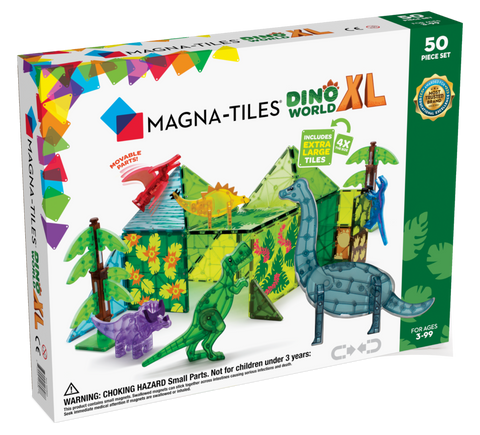 Magna-Tiles Dino World XL 50-Piece Set - The Milk Moustache