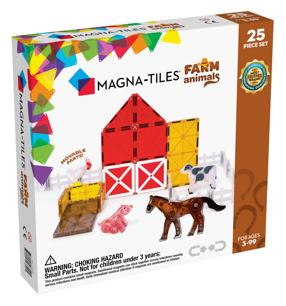 Magna-Tiles Farm Animals 25-Piece Set - The Milk Moustache